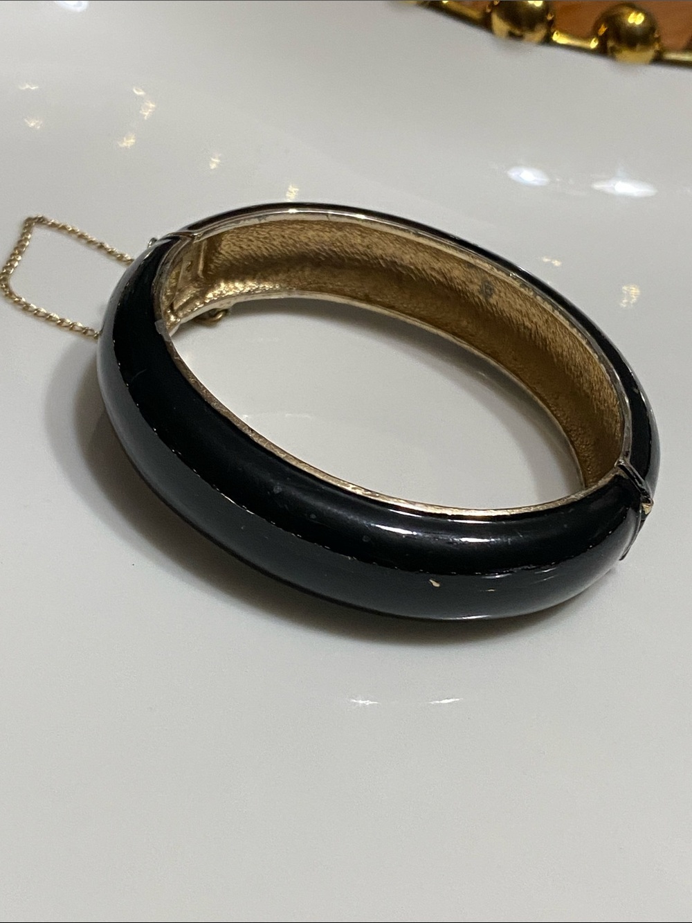 EISENBERG  Black Hinge Bracelet